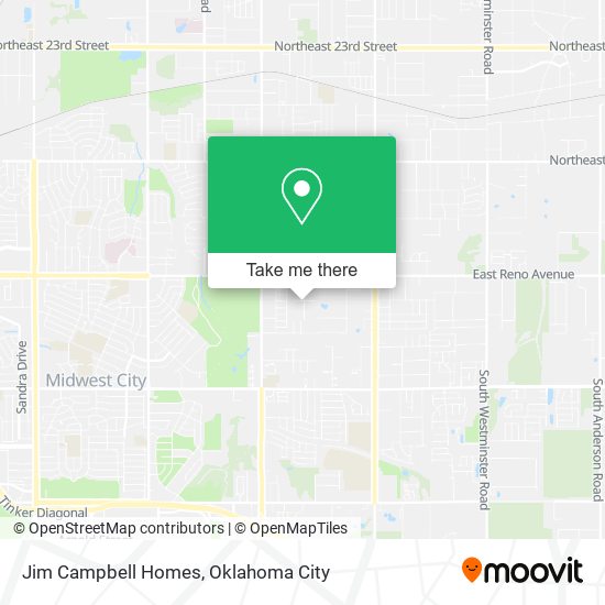 Jim Campbell Homes map