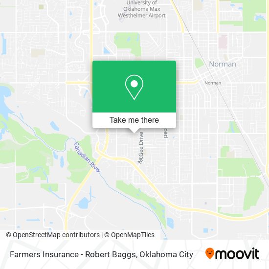 Farmers Insurance - Robert Baggs map