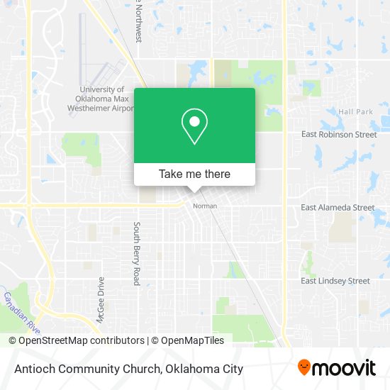 Antioch Community Church map