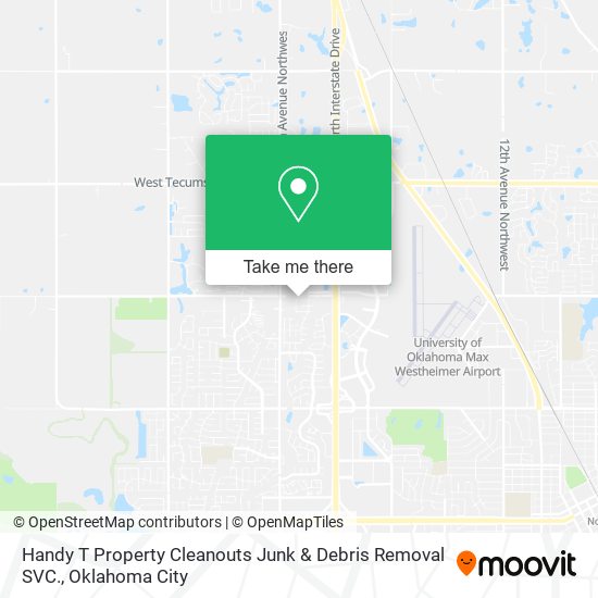 Handy T Property Cleanouts Junk & Debris Removal SVC. map