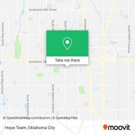 Hope Team map