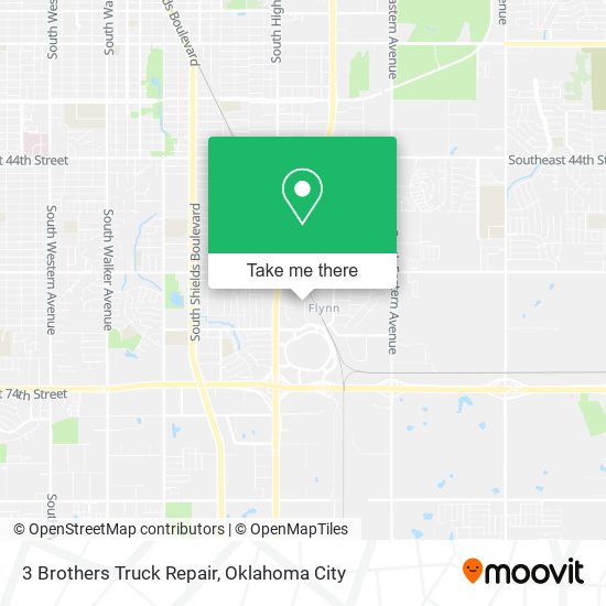 Mapa de 3 Brothers Truck Repair