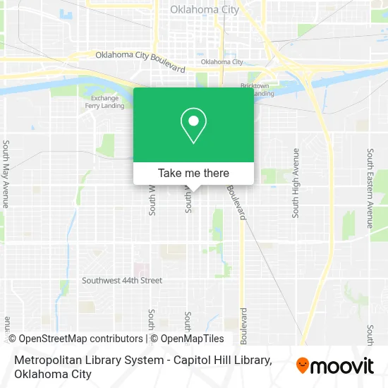 Metropolitan Library System - Capitol Hill Library map