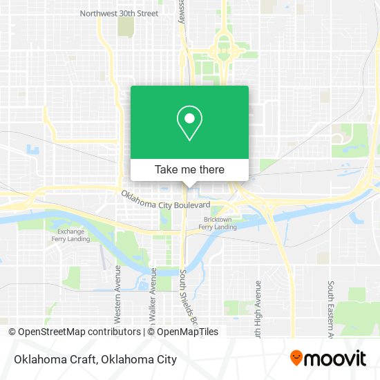 Mapa de Oklahoma Craft