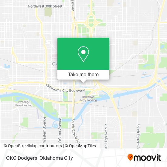 OKC Dodgers map