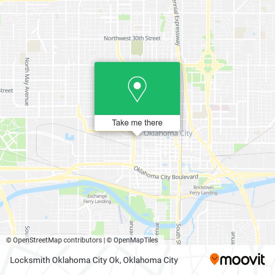 Locksmith Oklahoma City Ok map