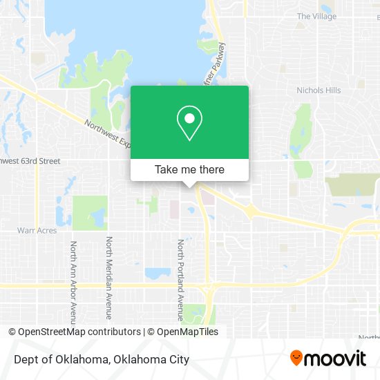 Dept of Oklahoma map