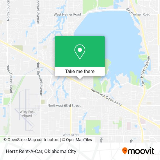 Mapa de Hertz Rent-A-Car