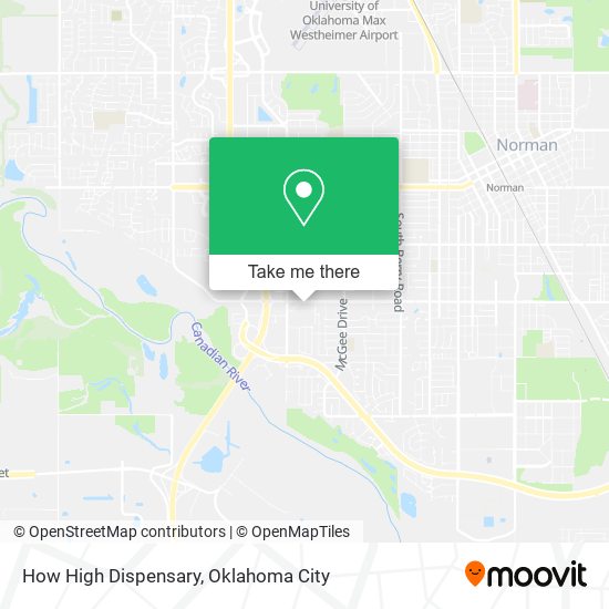 How High Dispensary map