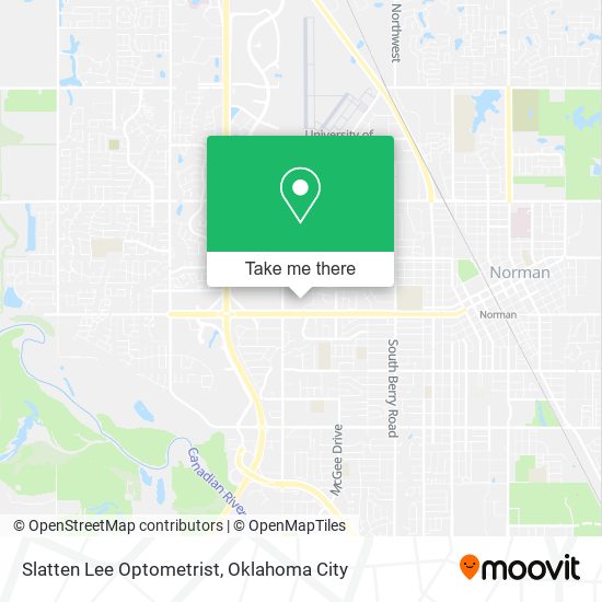 Slatten Lee Optometrist map