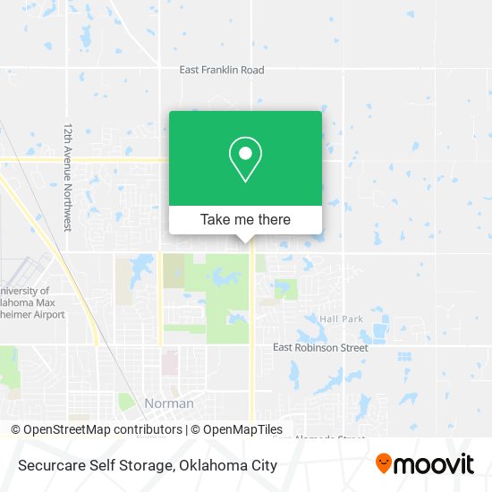 Securcare Self Storage map