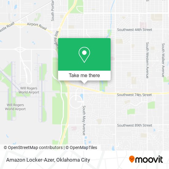 Mapa de Amazon Locker-Azer