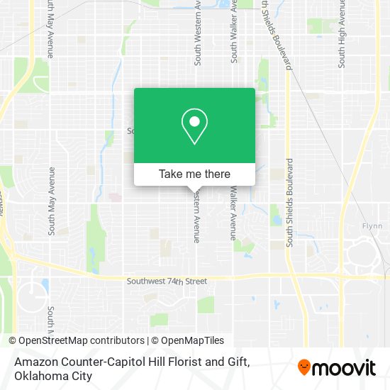 Amazon Counter-Capitol Hill Florist and Gift map