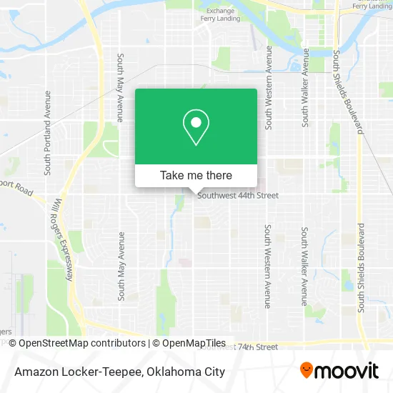 Mapa de Amazon Locker-Teepee