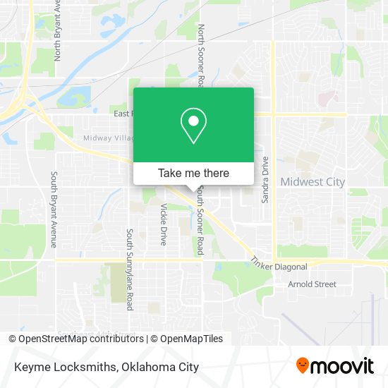 Keyme Locksmiths map