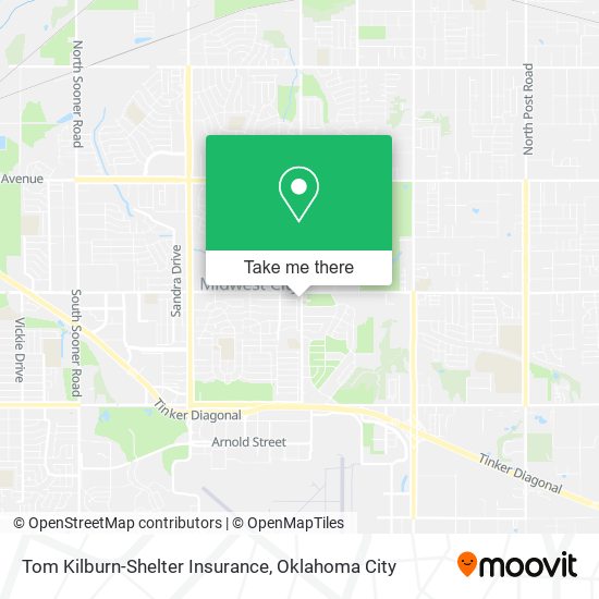 Tom Kilburn-Shelter Insurance map