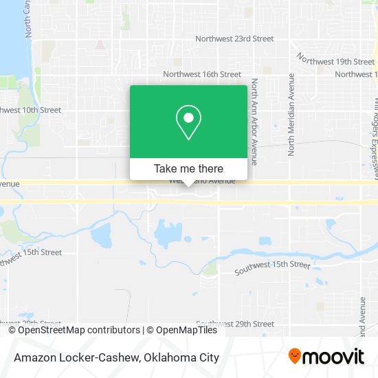 Mapa de Amazon Locker-Cashew