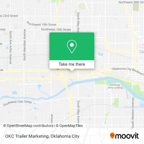 OKC Trailer Marketing map