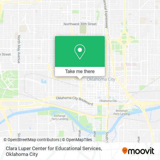 Mapa de Clara Luper Center for Educational Services