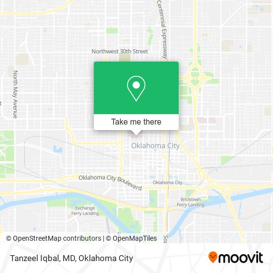 Tanzeel Iqbal, MD map