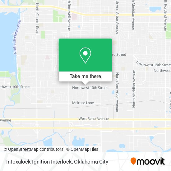 Mapa de Intoxalock Ignition Interlock