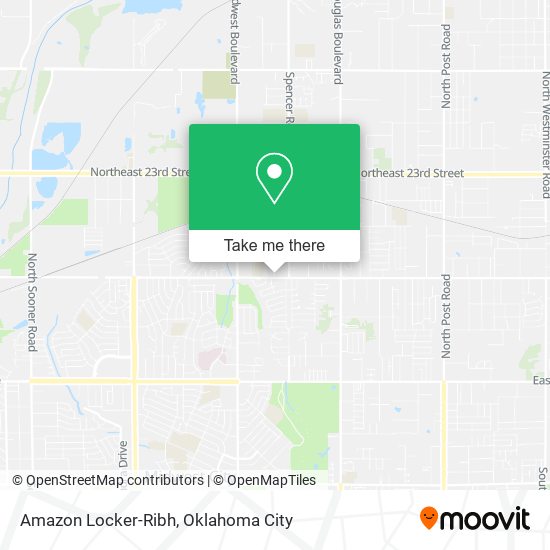 Mapa de Amazon Locker-Ribh