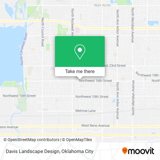 Davis Landscape Design map