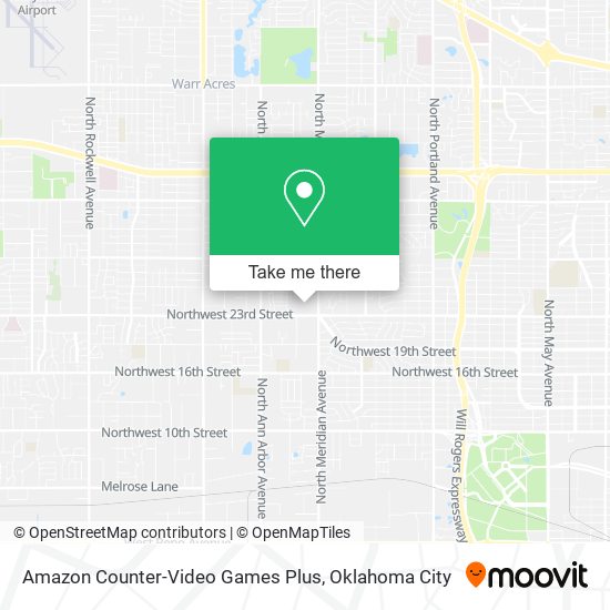 Mapa de Amazon Counter-Video Games Plus