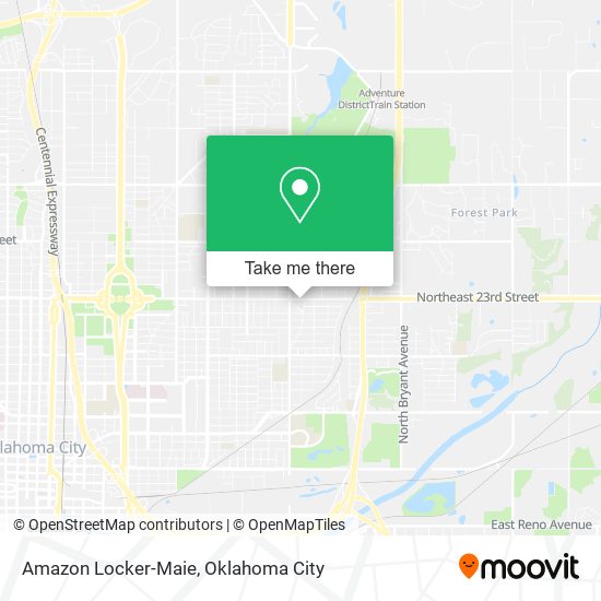 Amazon Locker-Maie map