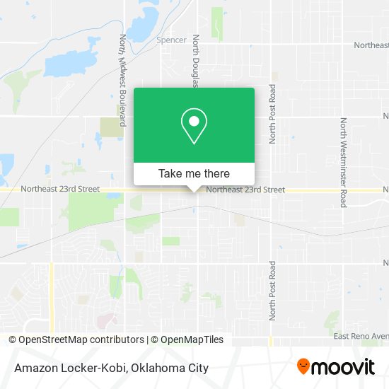 Amazon Locker-Kobi map