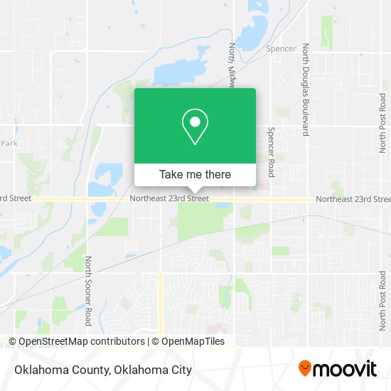 Mapa de Oklahoma County
