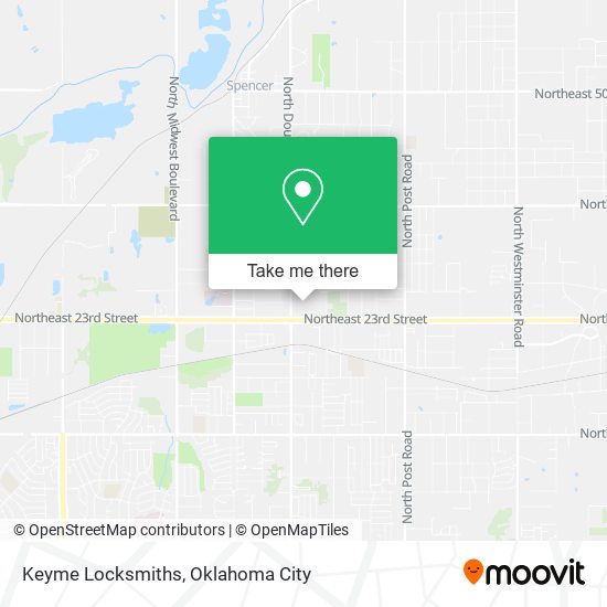 Keyme Locksmiths map