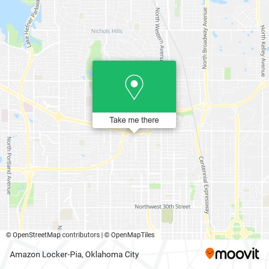Amazon Locker-Pia map