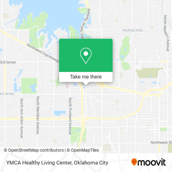 YMCA Healthy Living Center map