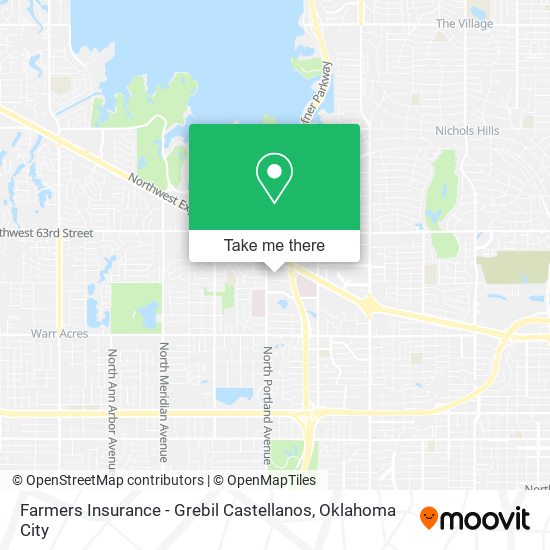 Farmers Insurance - Grebil Castellanos map