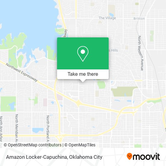 Mapa de Amazon Locker-Capuchina