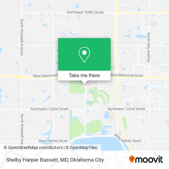 Shelby Harper Bassett, MD map