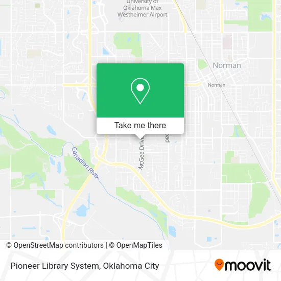 Pioneer Library System map