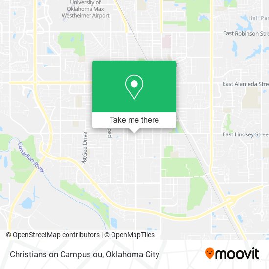 Christians on Campus ou map