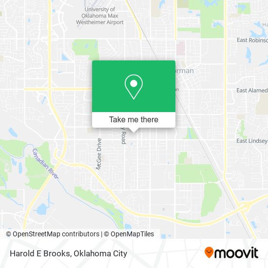 Harold E Brooks map