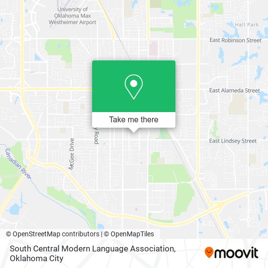 South Central Modern Language Association map