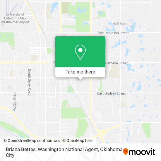 Briana Bettes, Washington National Agent map