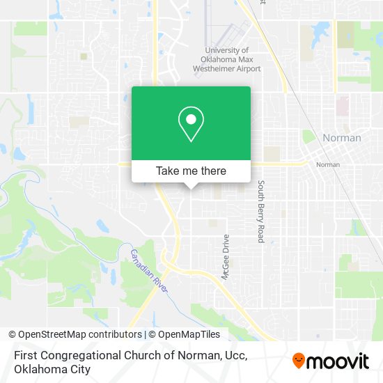 First Congregational Church of Norman, Ucc map