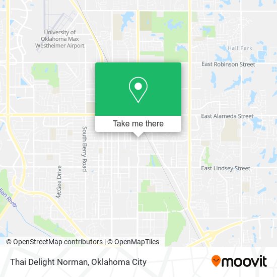 Thai Delight Norman map