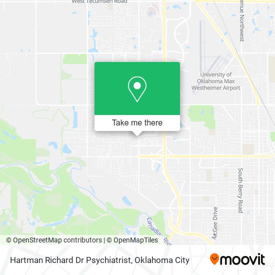 Hartman Richard Dr Psychiatrist map