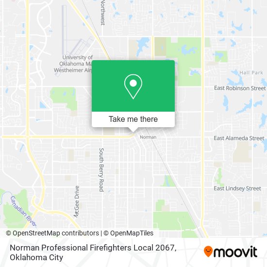 Norman Professional Firefighters Local 2067 map