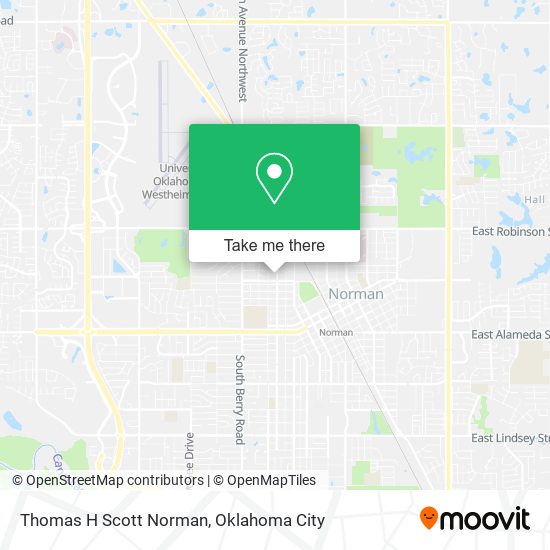 Mapa de Thomas H Scott Norman