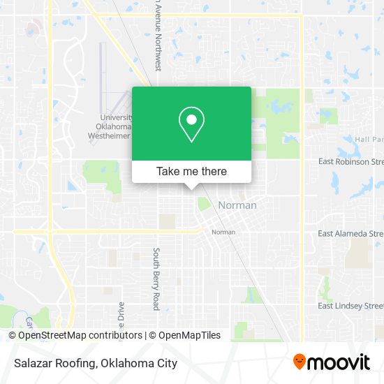 Salazar Roofing map