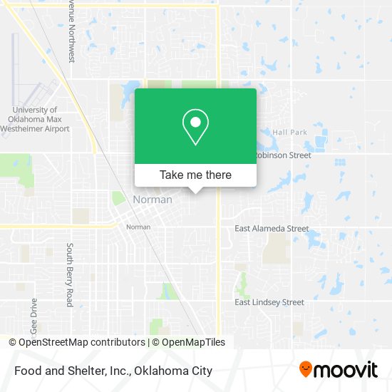 Food and Shelter, Inc. map