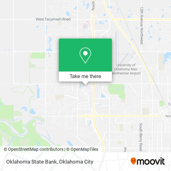 Oklahoma State Bank map